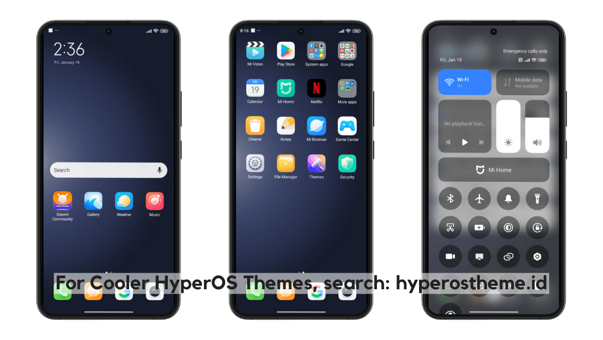 Mirage DARK HyperOS Theme