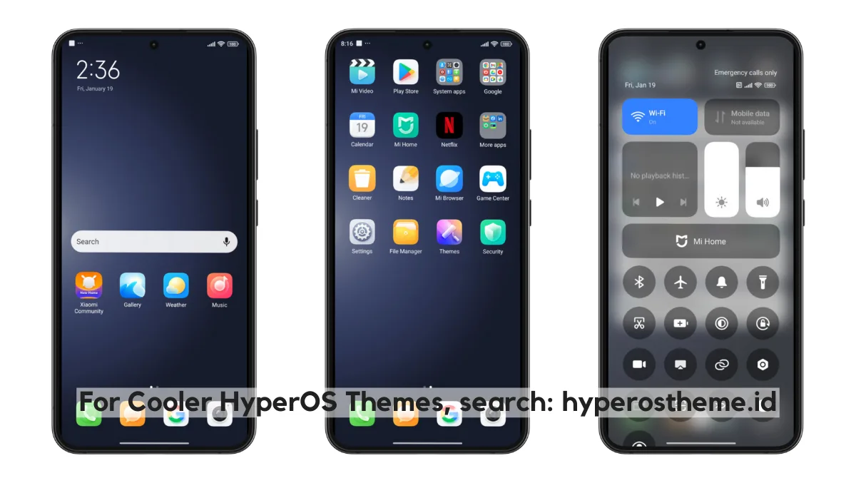 Mirage DARK HyperOS Theme