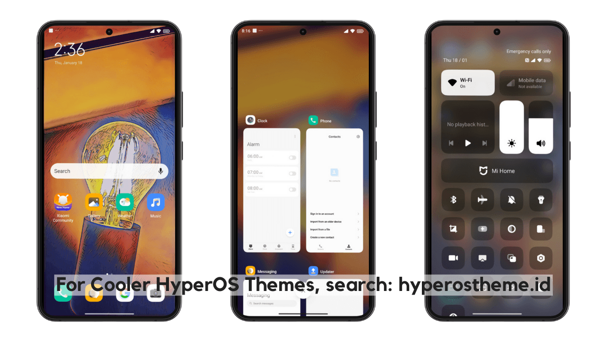 Orange Light HyperOS Theme