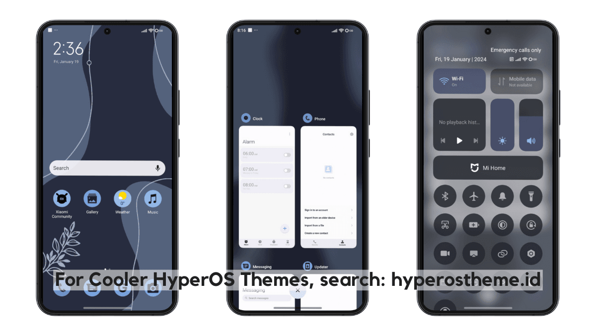 Pix Blue HyperOS Theme