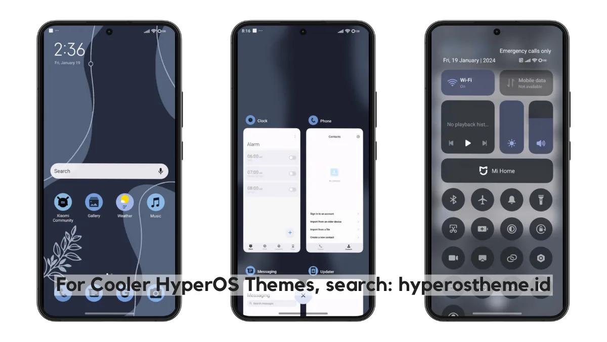 Pix Blue HyperOS Theme