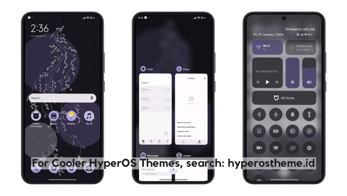 Pix Purple HyperOS Theme