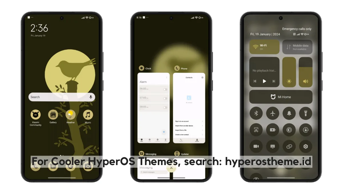 Pix Yellow HyperOS Theme