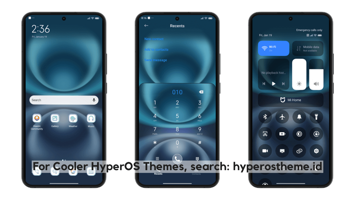 Purple Light HyperOS Theme