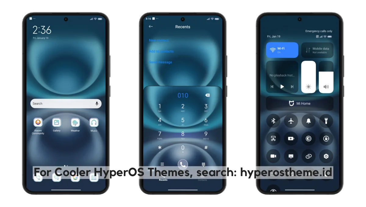 Purple Light HyperOS Theme