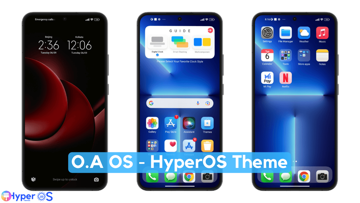 O.A OS HyperOS Theme with iOS Experience O.A OS HyperOS Theme with iOS Experience