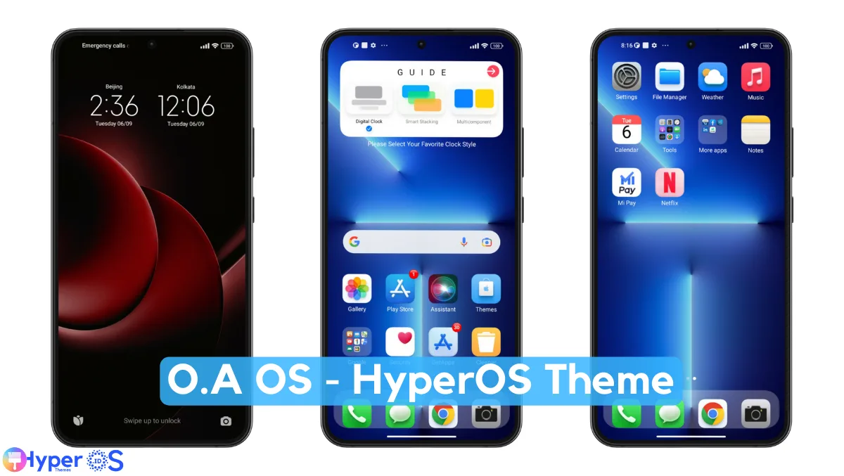 O.A OS HyperOS Theme with iOS Experience O.A OS HyperOS Theme with iOS Experience