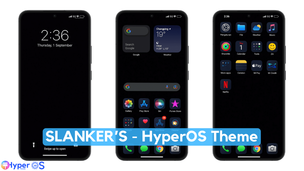 SLANKER’S HyperOS Theme with iOS Style SLANKER’S HyperOS Theme with iOS Style
