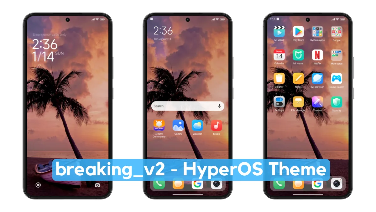 breaking_v2 HyperOS Theme with Dynamic Experience