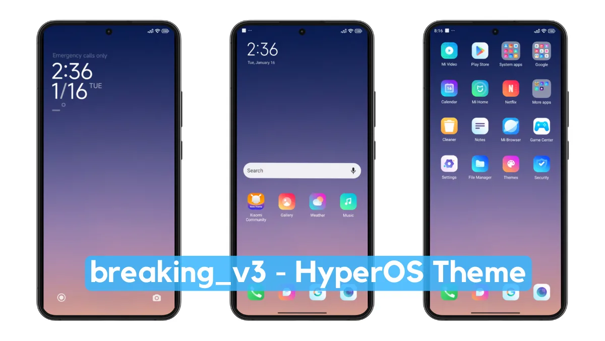 breaking_v3 HyperOS Theme with Minimal Experience breaking_v3 HyperOS Theme with Minimal Experience