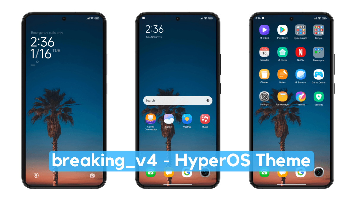 breaking_v4 HyperOS Theme with Beautiful Icons