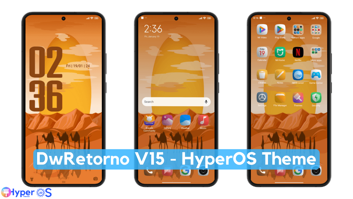DwRetornoV15 HyperOS Theme with Dynamic Experience