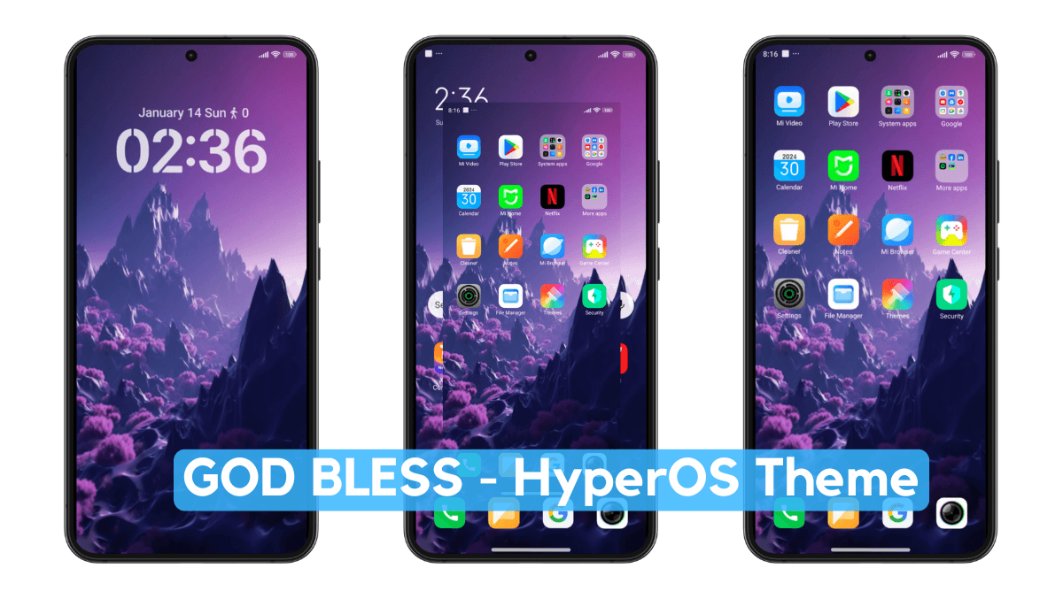 GOD Bless HyperOS Theme with Dynamic Experience