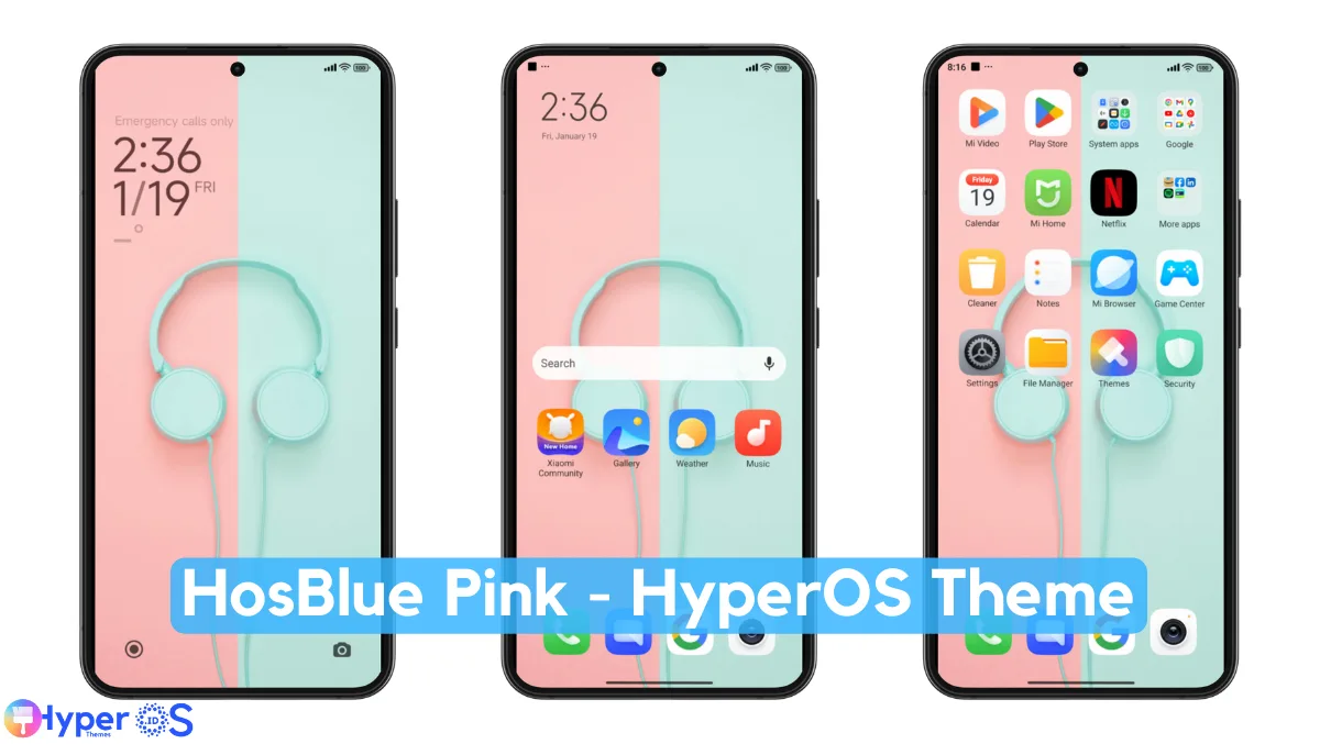 HosBlue-Pink HyperOS Theme with Dynamic Experience HosBlue-Pink HyperOS Theme with Dynamic Experience