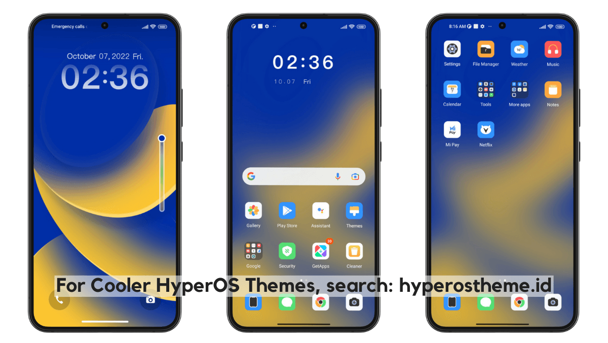 Klein A16 HyperOS Theme