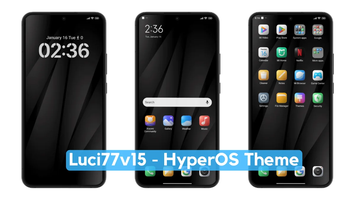 Luci77v15 HyperOS Theme with Minimal Experience