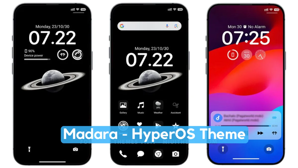 Madara HyperOS Theme with Premium Dark Experience Madara HyperOS Theme with Premium Dark Experience