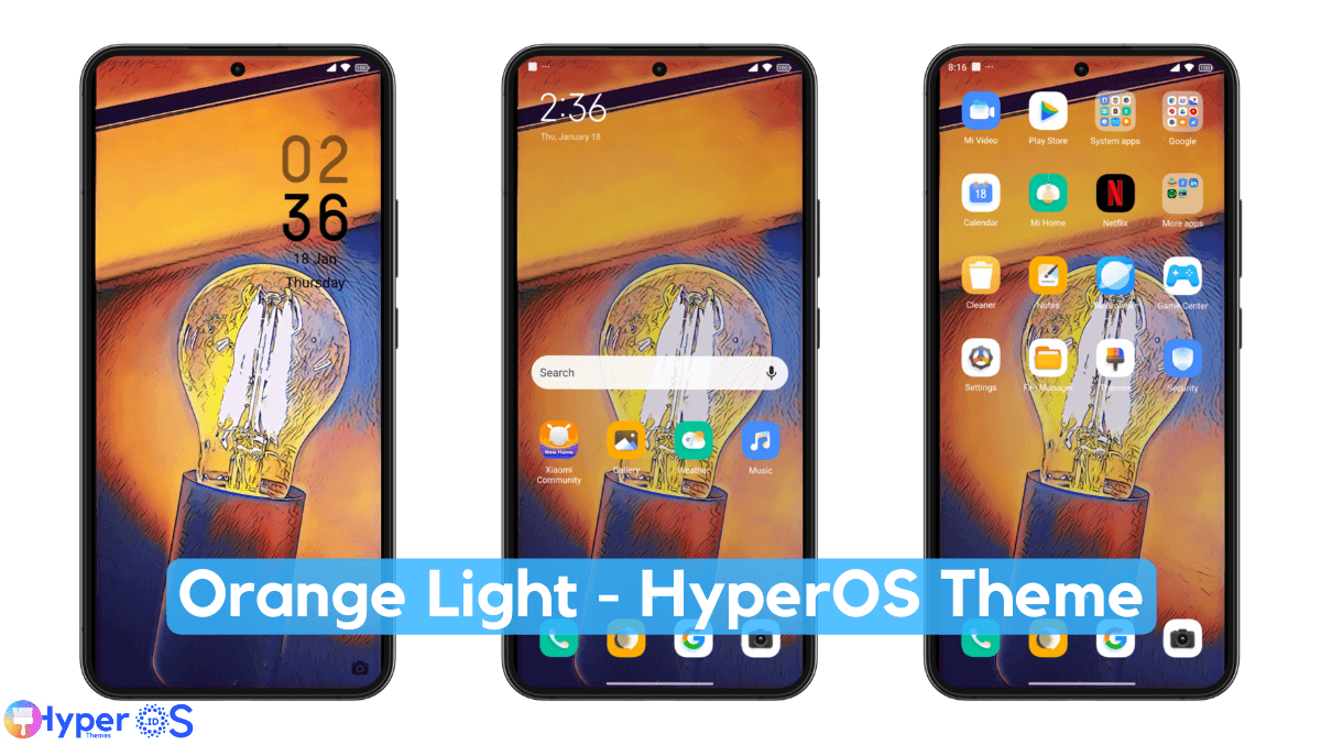 Orange Light HyperOS Theme with Pure Dynamic Experience Orange Light HyperOS Theme with Pure Dynamic Experience