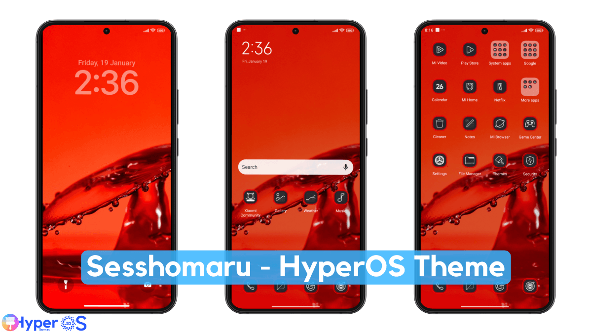 Sessohomaru HyperOS Theme with Anime Experience Sessohomaru HyperOS Theme with Anime Experience